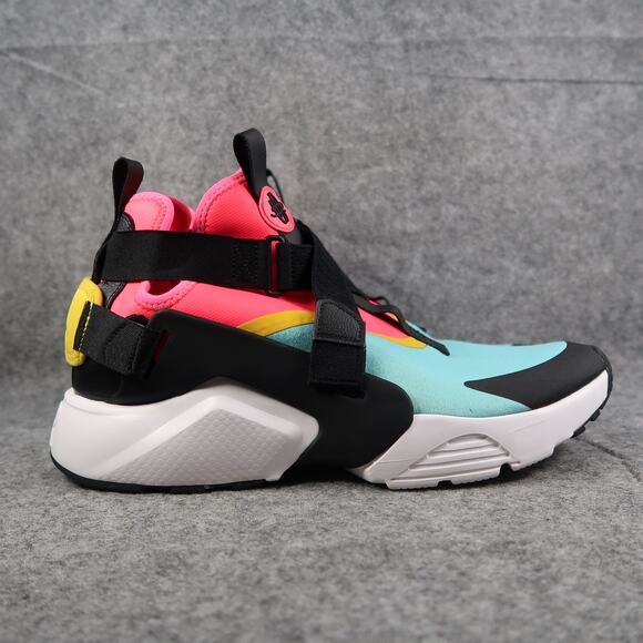 Nike Shoes Womens 12.5 Sneaker Air Huarache City Bleached Aqua 90s Running Sport - Picture 1 of 13